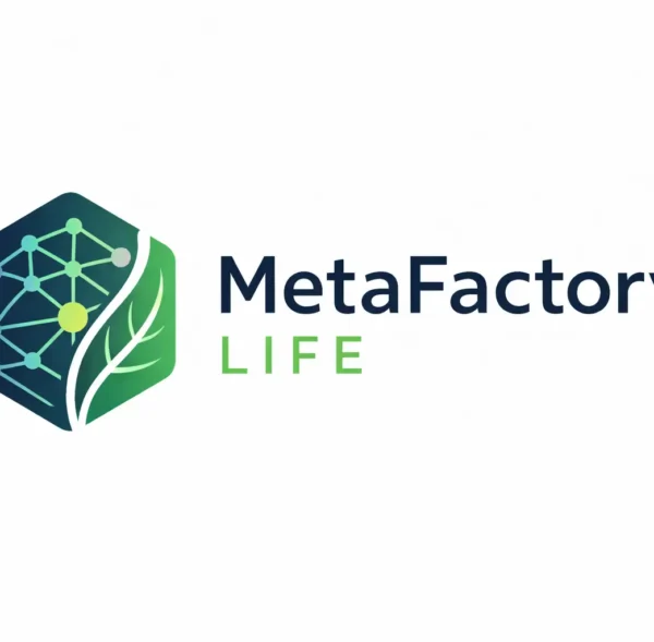 Logo MetaFactory Life_ tecnologia e natura